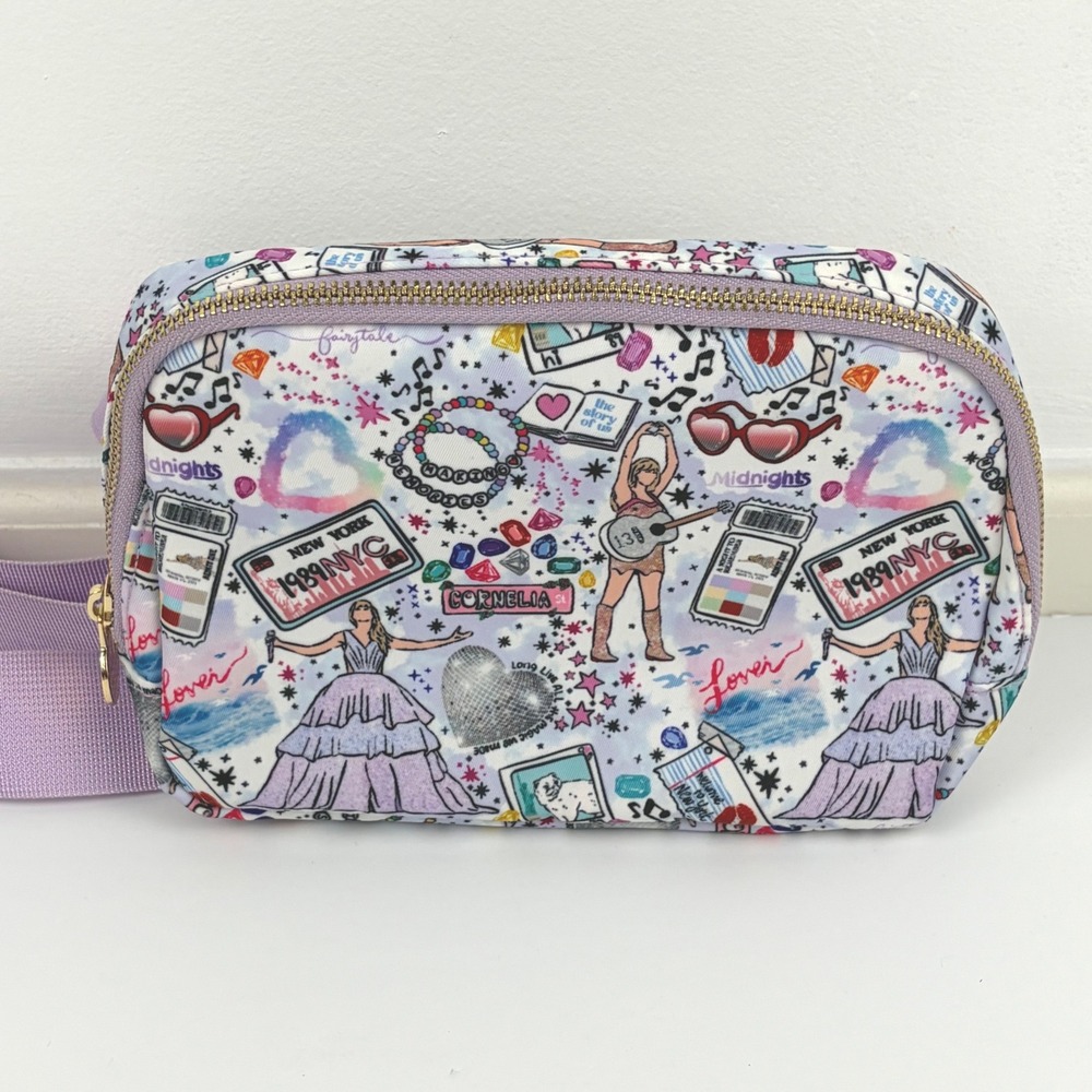 Elisabeth and Faith‎ Taylor Swift Eras Tour Inspired Belt Bag Purple Fanny Pack